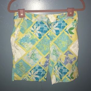 Blue&Yellow Chino Shorts//Lilly Pulitzer